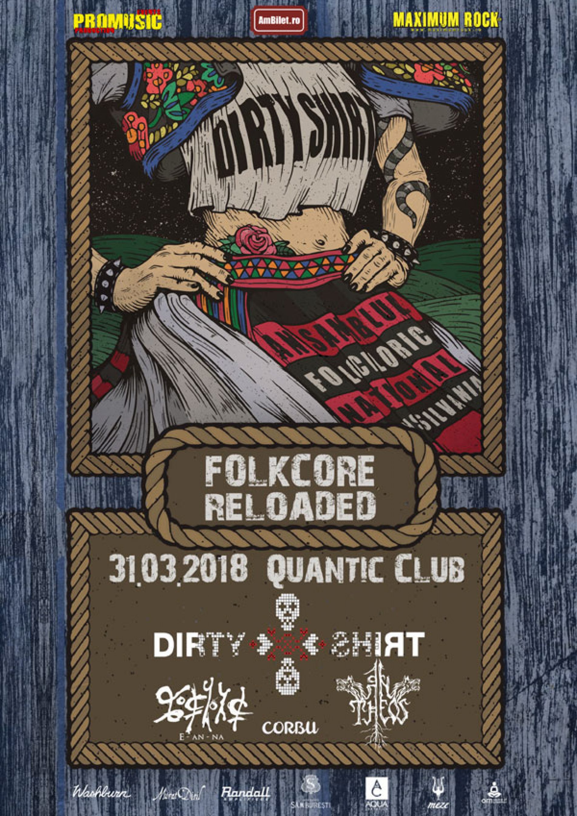 Programul concertului FolkCore Reloaded din Quantic