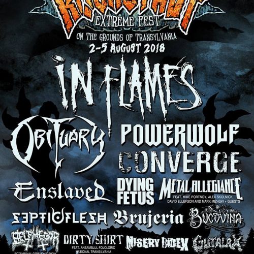 IN FLAMES vor inchide ultima seara a festivalului Rockstadt Extreme Fest 2018