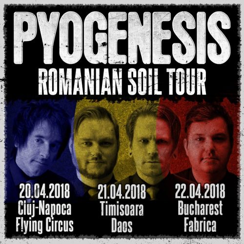 Trupa Pyogenesis va susține în acest weekend trei concerte în România