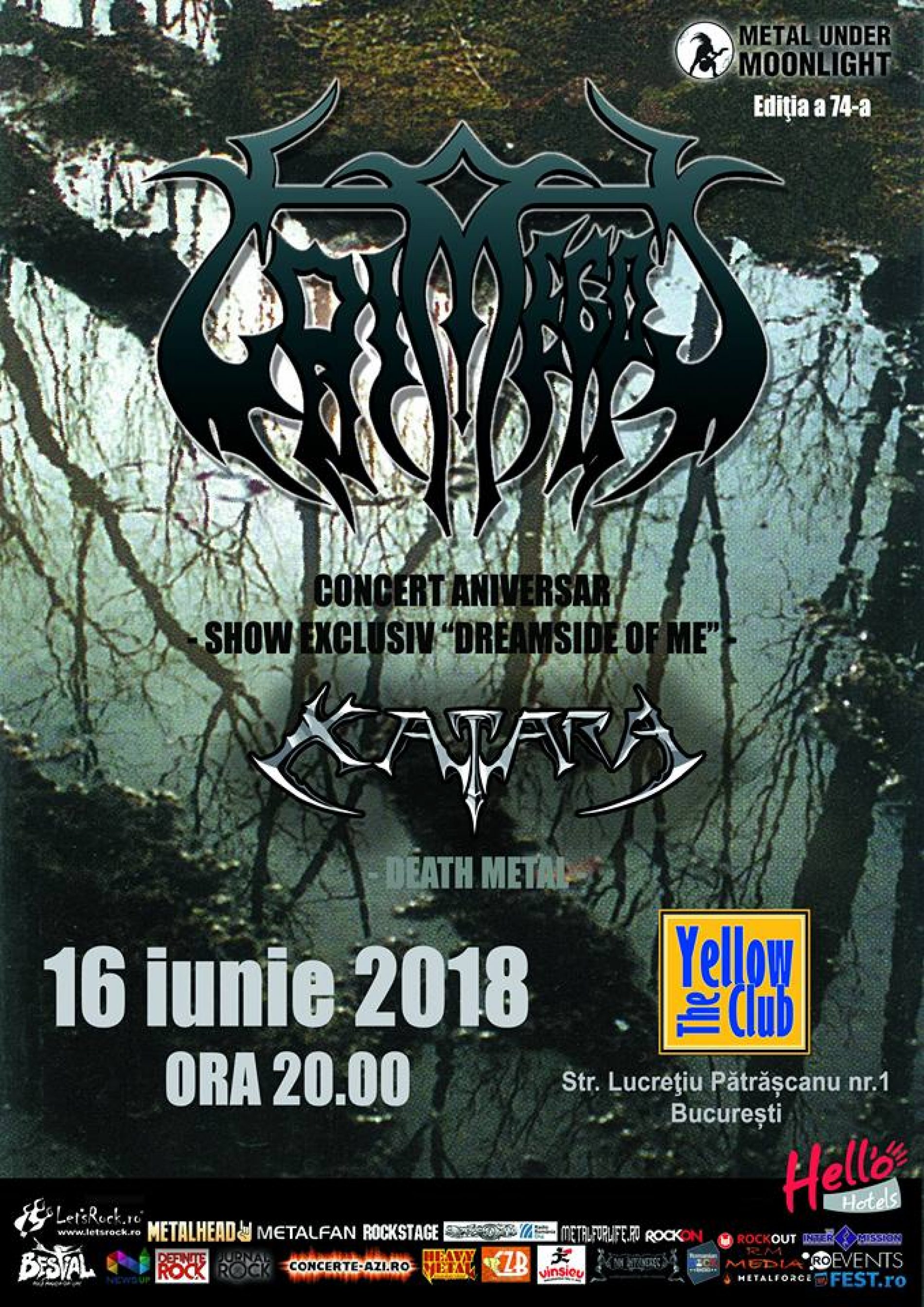 Programul concertului special Grimegod din București