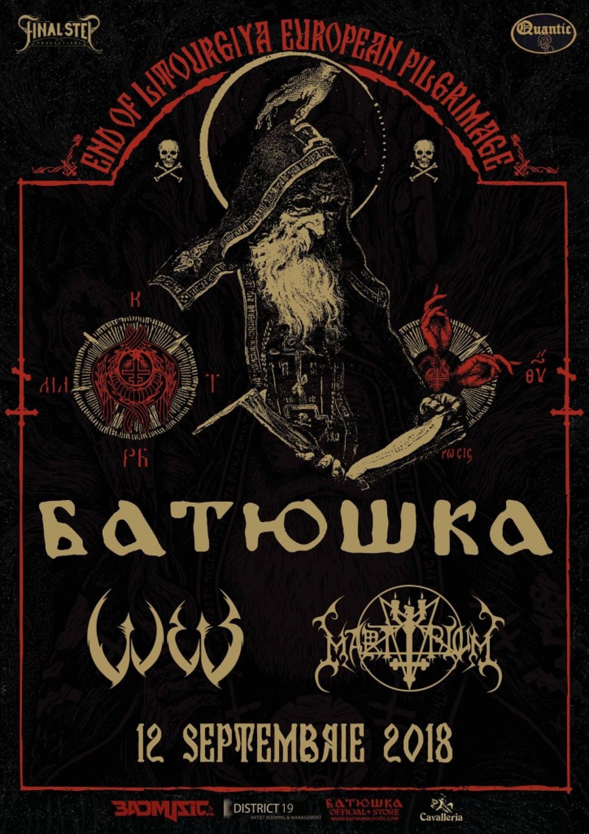 W.E.B. și MartYriuM vor cânta în deschiderea concertului Batushka din Quantic
