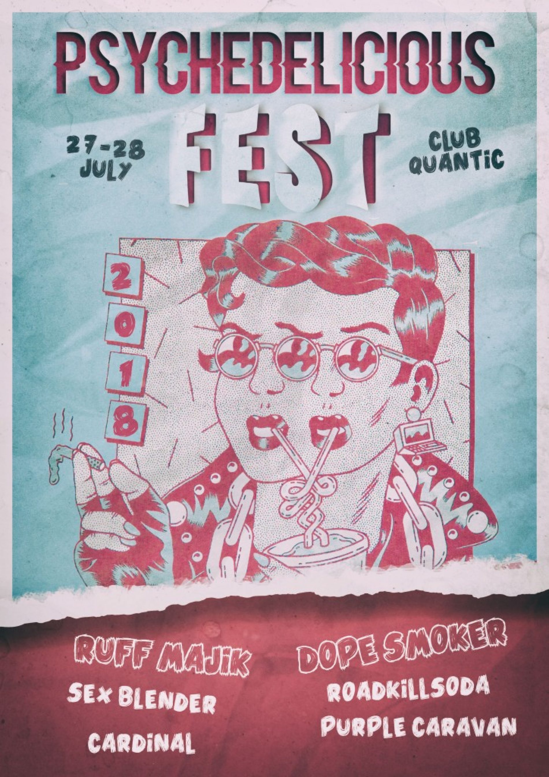 Prima ediție a festivalului Psychedelicious Fest, pe 27-28 iulie la Club Quantic