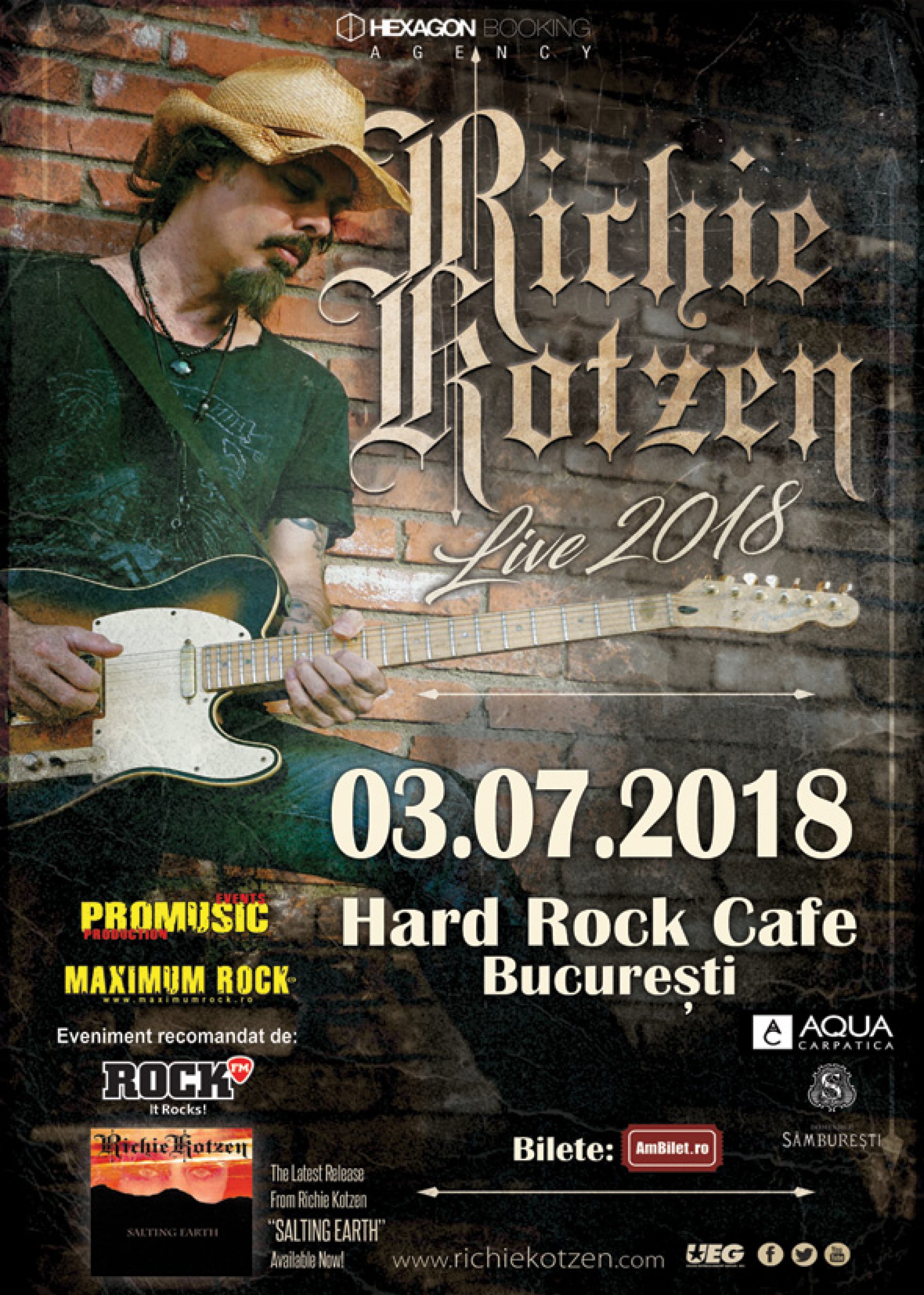 Richie Kotzen live la Hard Rock Cafe