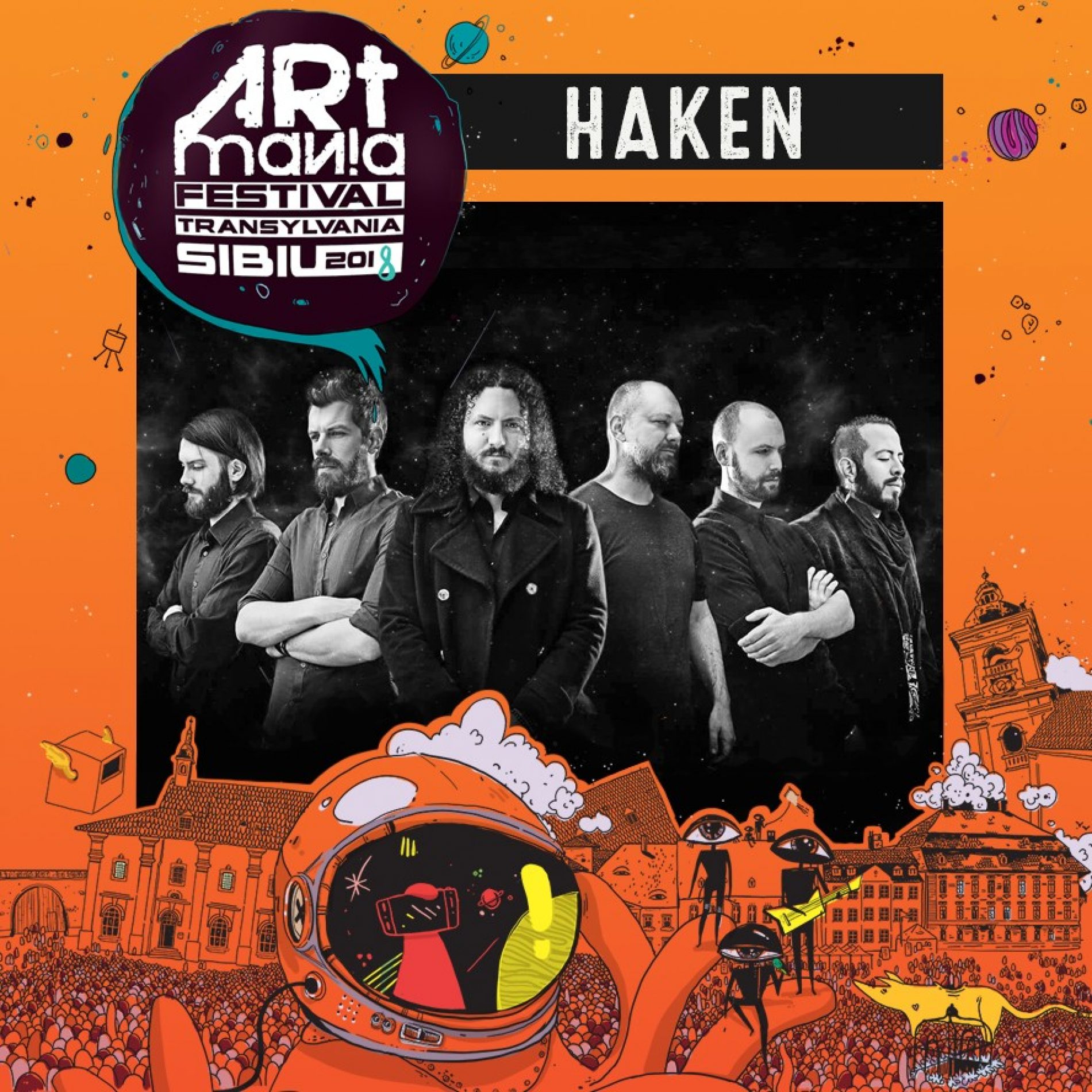 Haken și Arcane Roots confirmate la ARTmania Festival Sibiu 2018