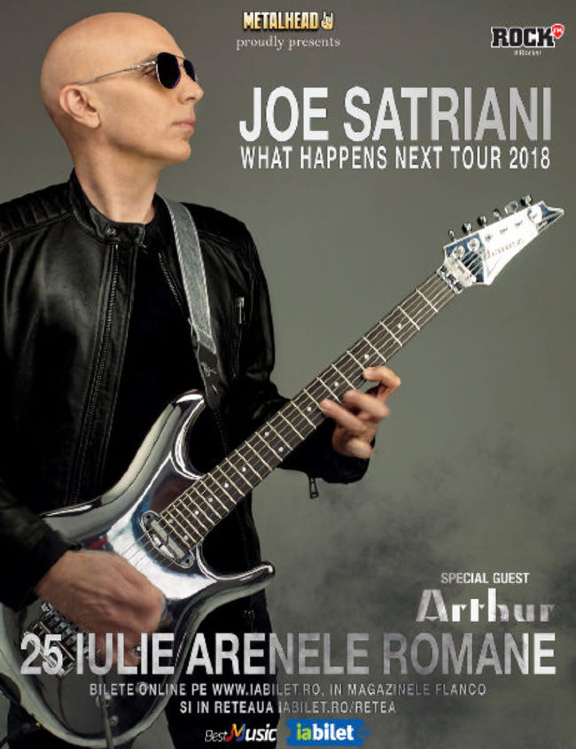 Joe Satriani la București: Program și reguli de acces