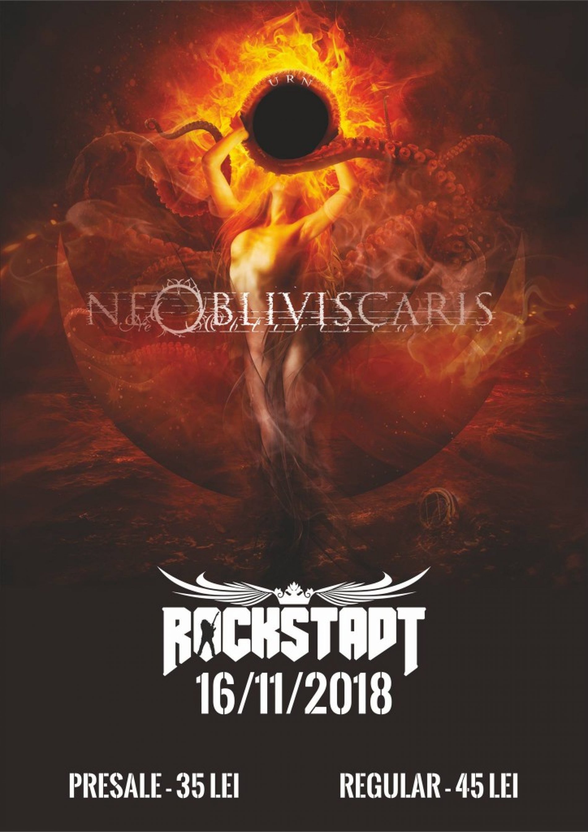 Concert Ne Obliviscaris în clubul Rockstadt din Brașov