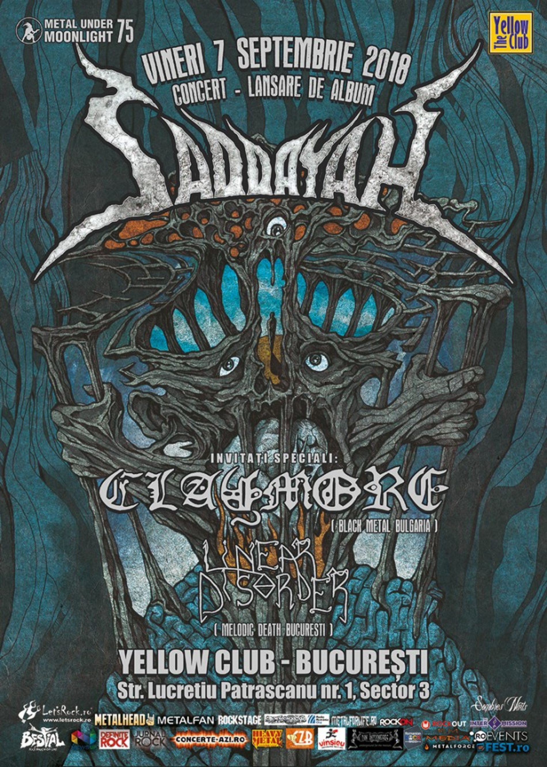 Programul concertului Saddayah din Yellow Club