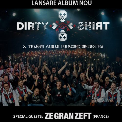Dirty Shirt va lansa noul material discografic și la București, alături de Transylvanian Folkcore Orchestra
