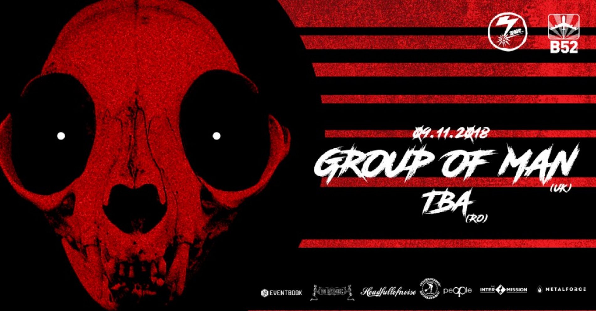 Concert Group of Man & TBA în B52