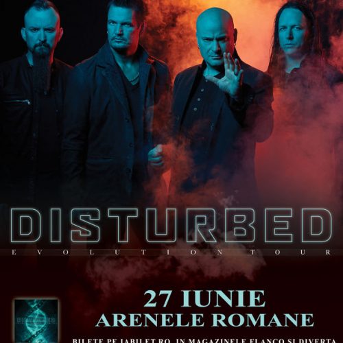 Concert Disturbed în premieră în Romania pe 27 iunie 2019
