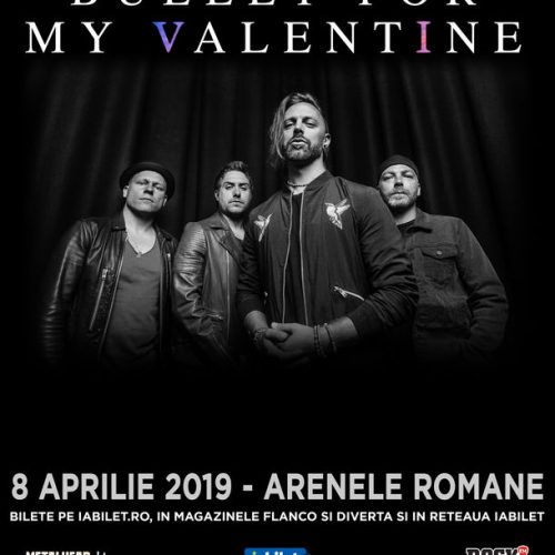 Concert Bullet For My Valentine la București pe 8 aprilie