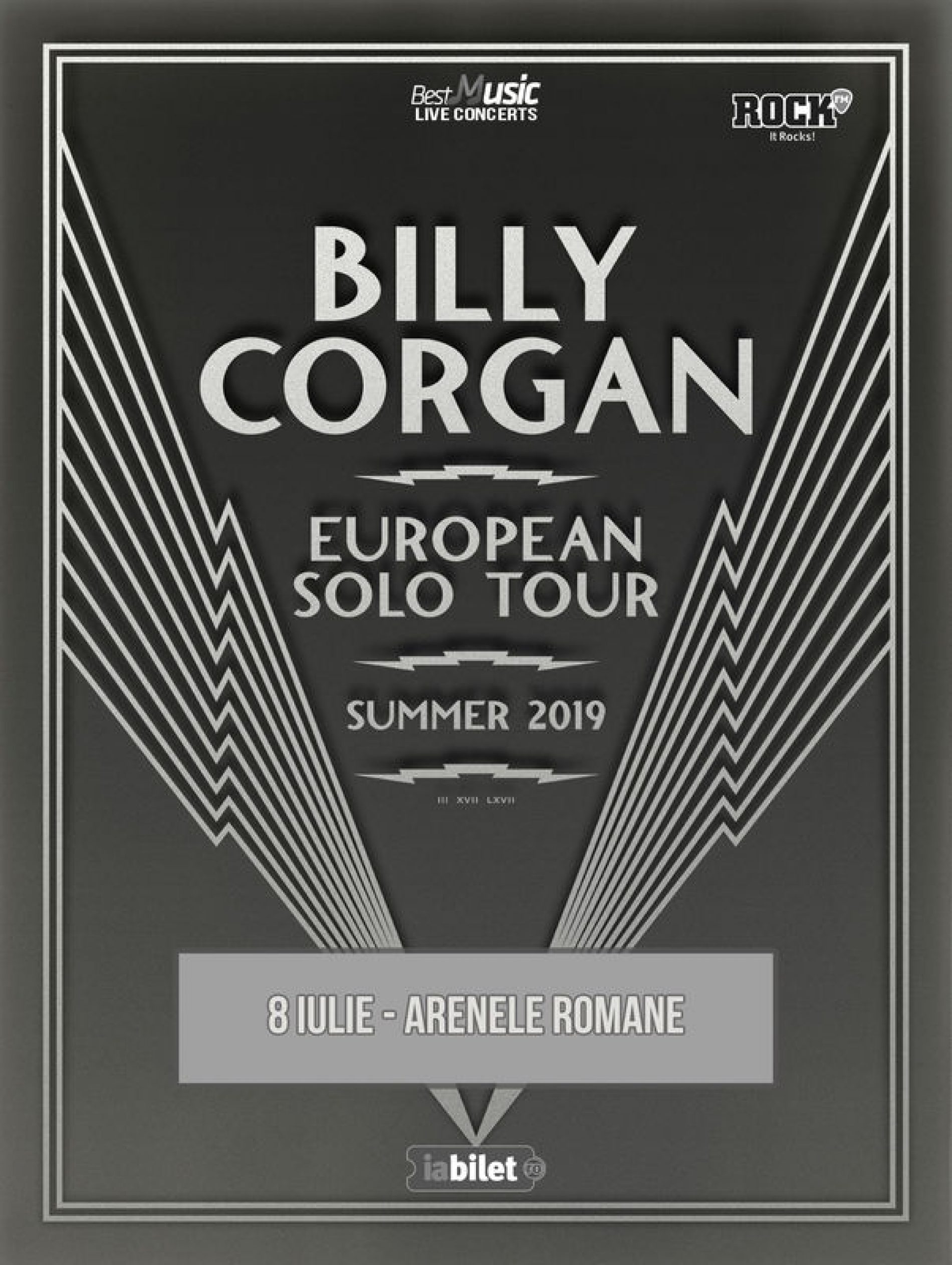 Billy Corgan (The Smashing Pumpkins) cântă la București pe 8 iulie la Arenele Romane