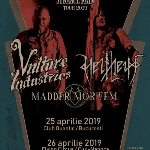 Vulture Industries, Helheim și Madder Mortem vor susține două concerte în România