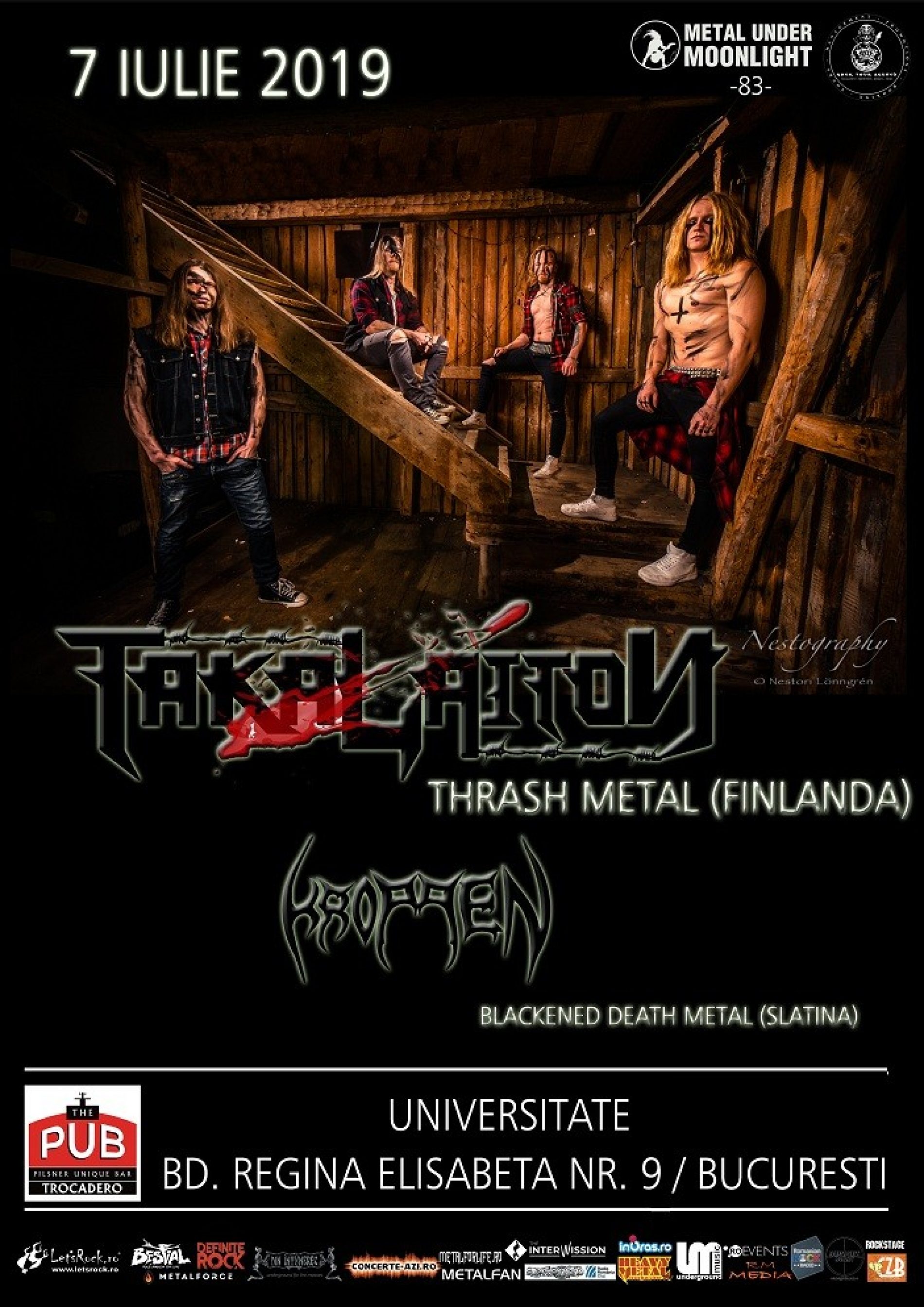 TakaLaiton – Crossover thrash metal finlandez, în premieră la București