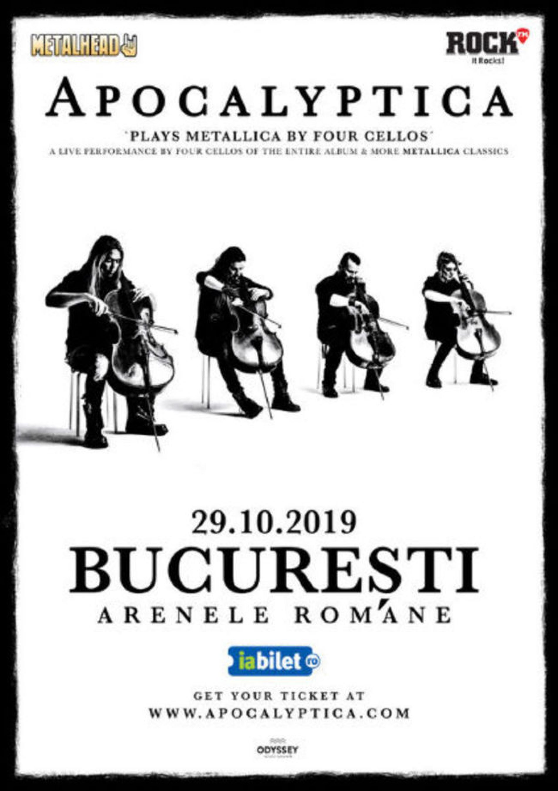 Apocalyptica plays Metallica by 4 cellos la Arenele Romane