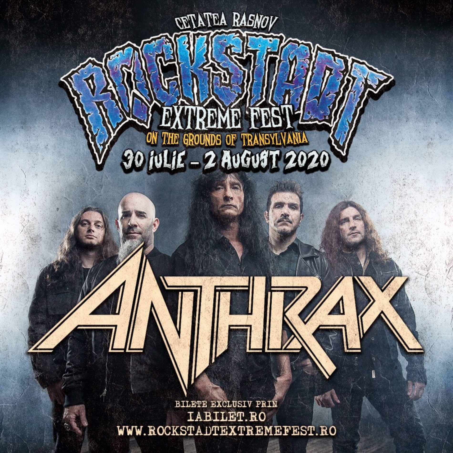 Anthrax va cânta la Rockstadt Exteme Fest 2020