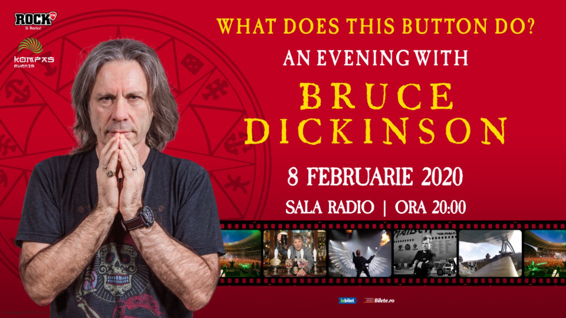 Bruce Dickinson în România: Program și reguli de acces