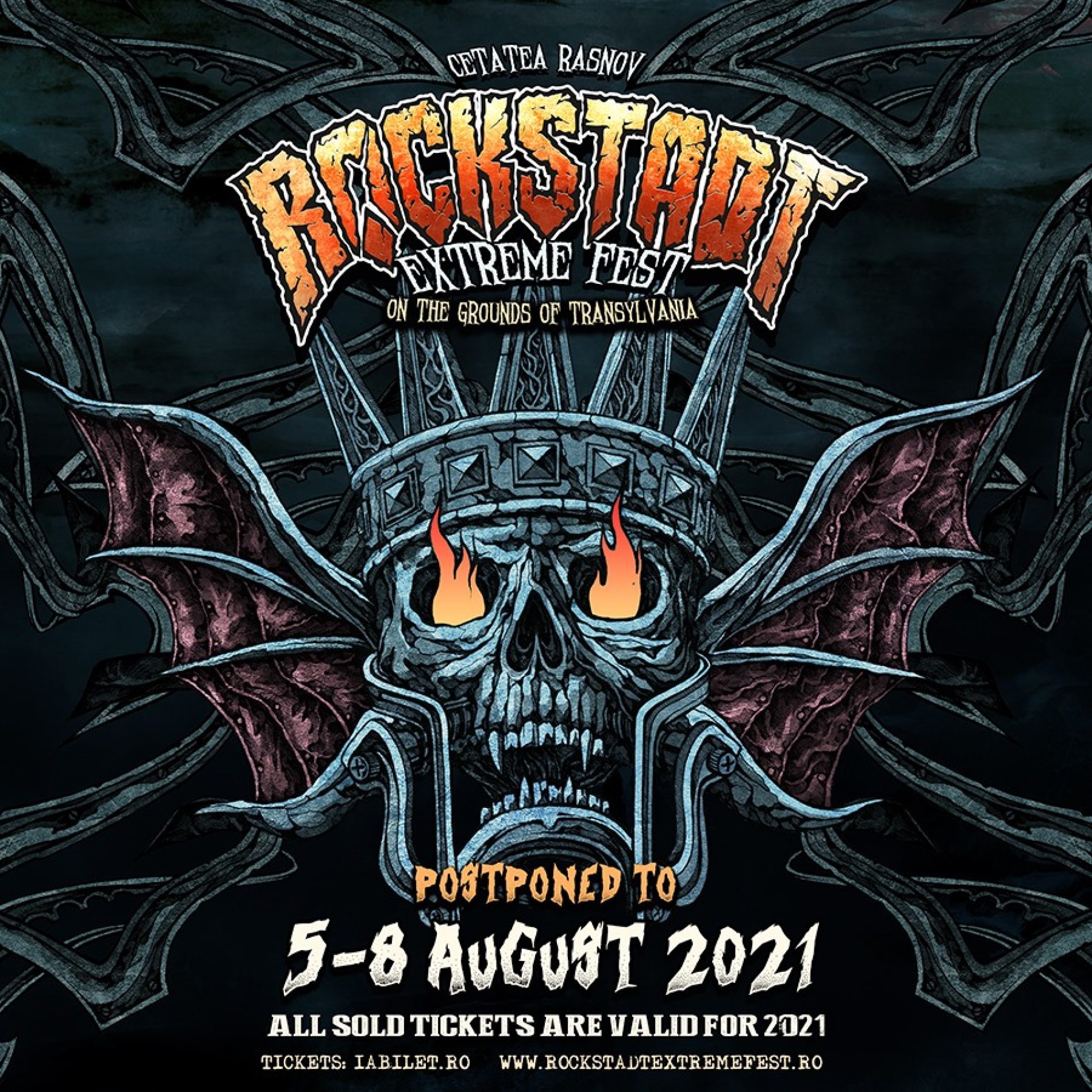 Rockstadt Extreme Fest se reprogramează în 2021