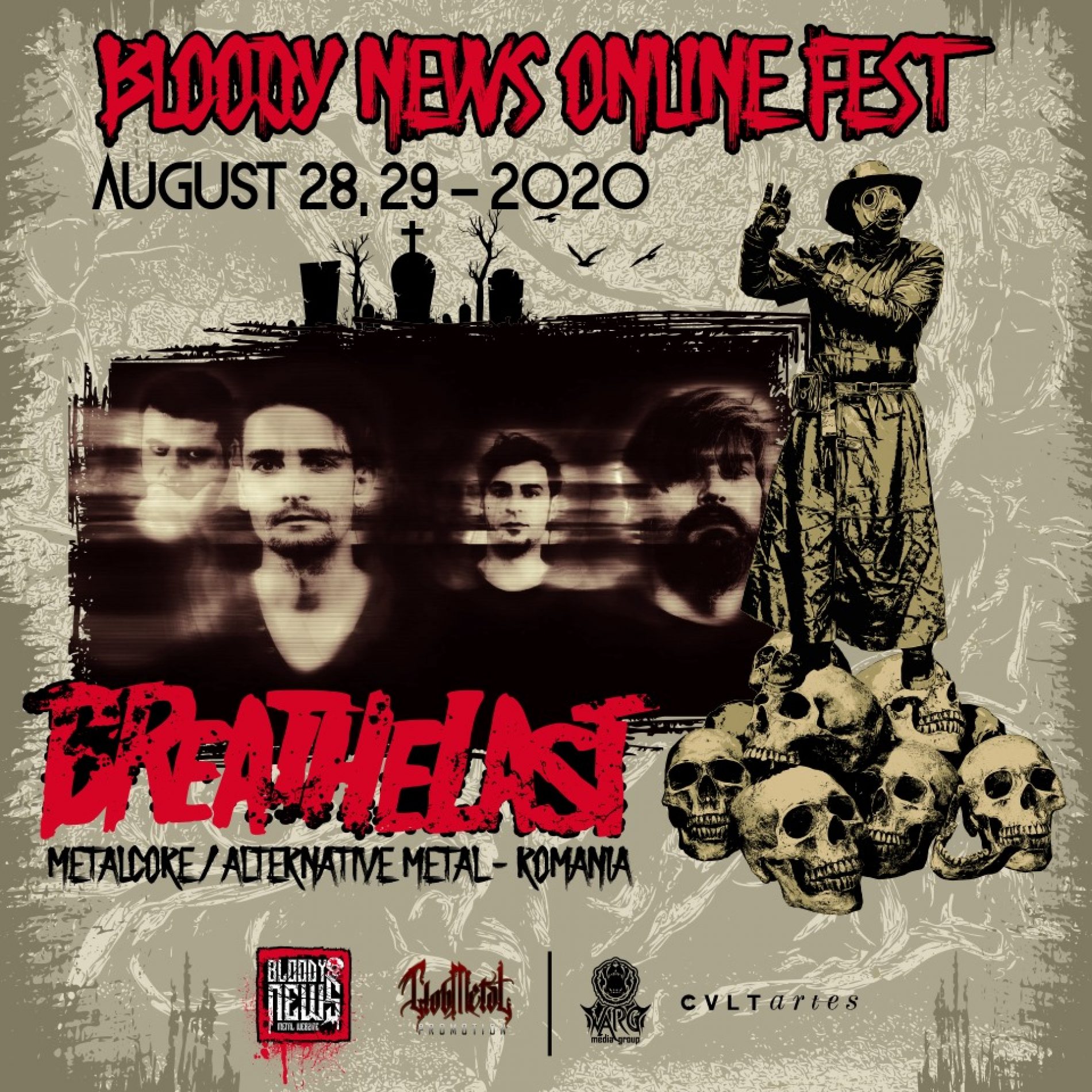 Breathelast participa in cadrul Bloody News Online Fest 2020
