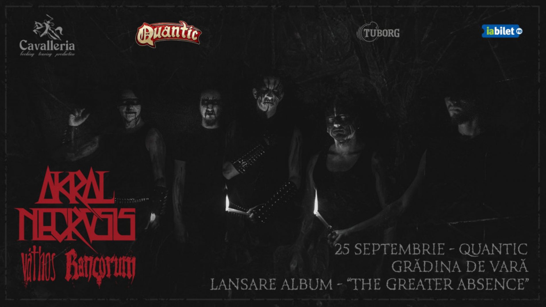 Programul și regulamentul concertului de lansare Akral Necrosis din Quantic Club