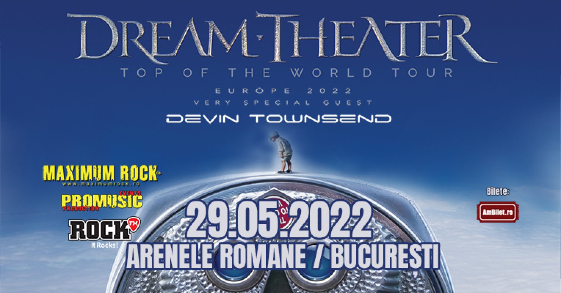 Concertul Dream Theater se mută la Arenele Romane