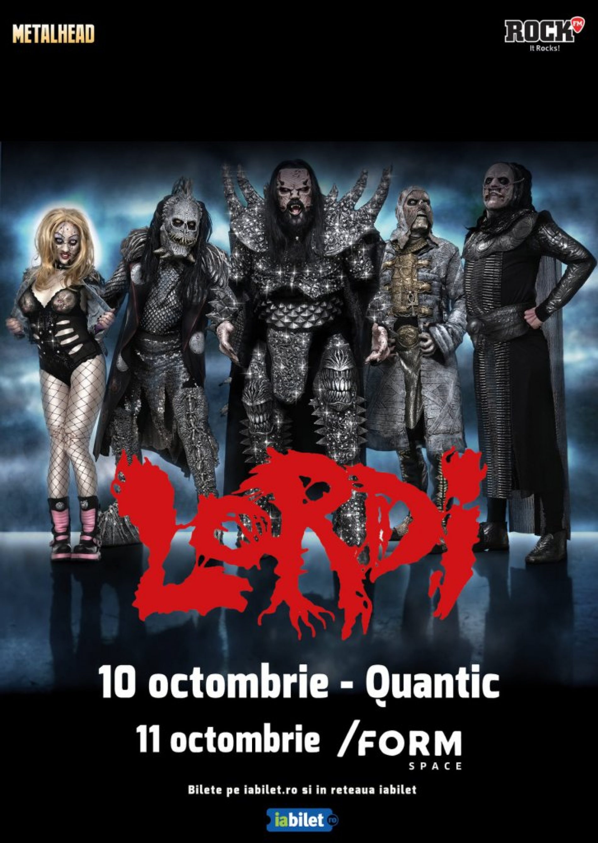 Concerte Lordi în București și în Cluj-Napoca