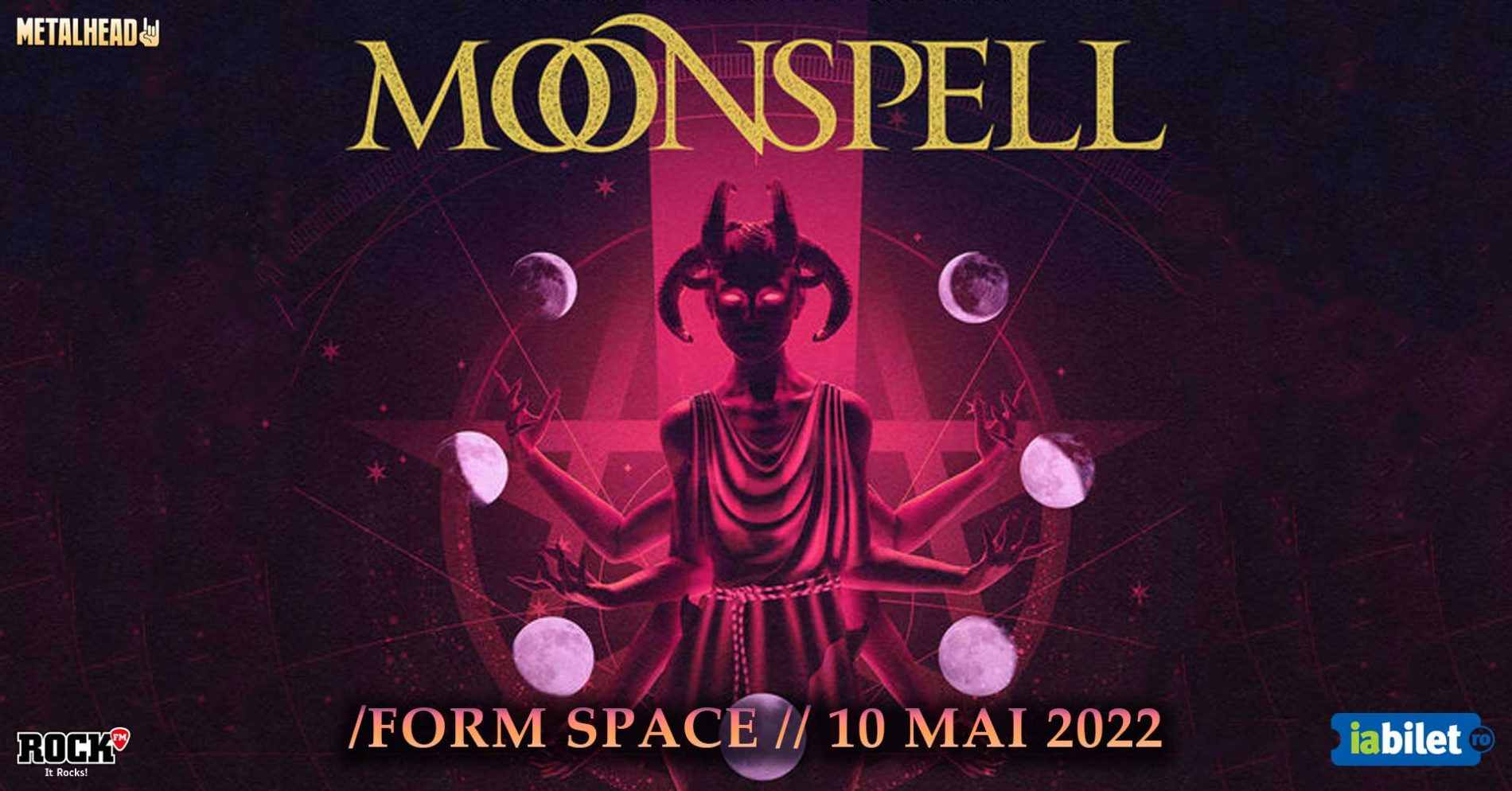 Concerte Moonspell la București și Cluj-Napoca: Program și reguli de acces