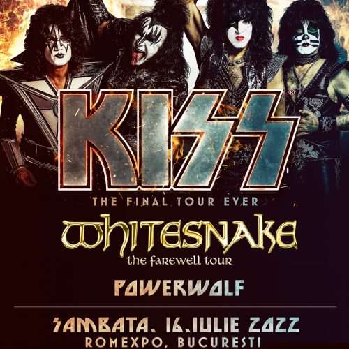 Concert KISS, Whitesnake și Powerwolf la București la Rock The City 2022