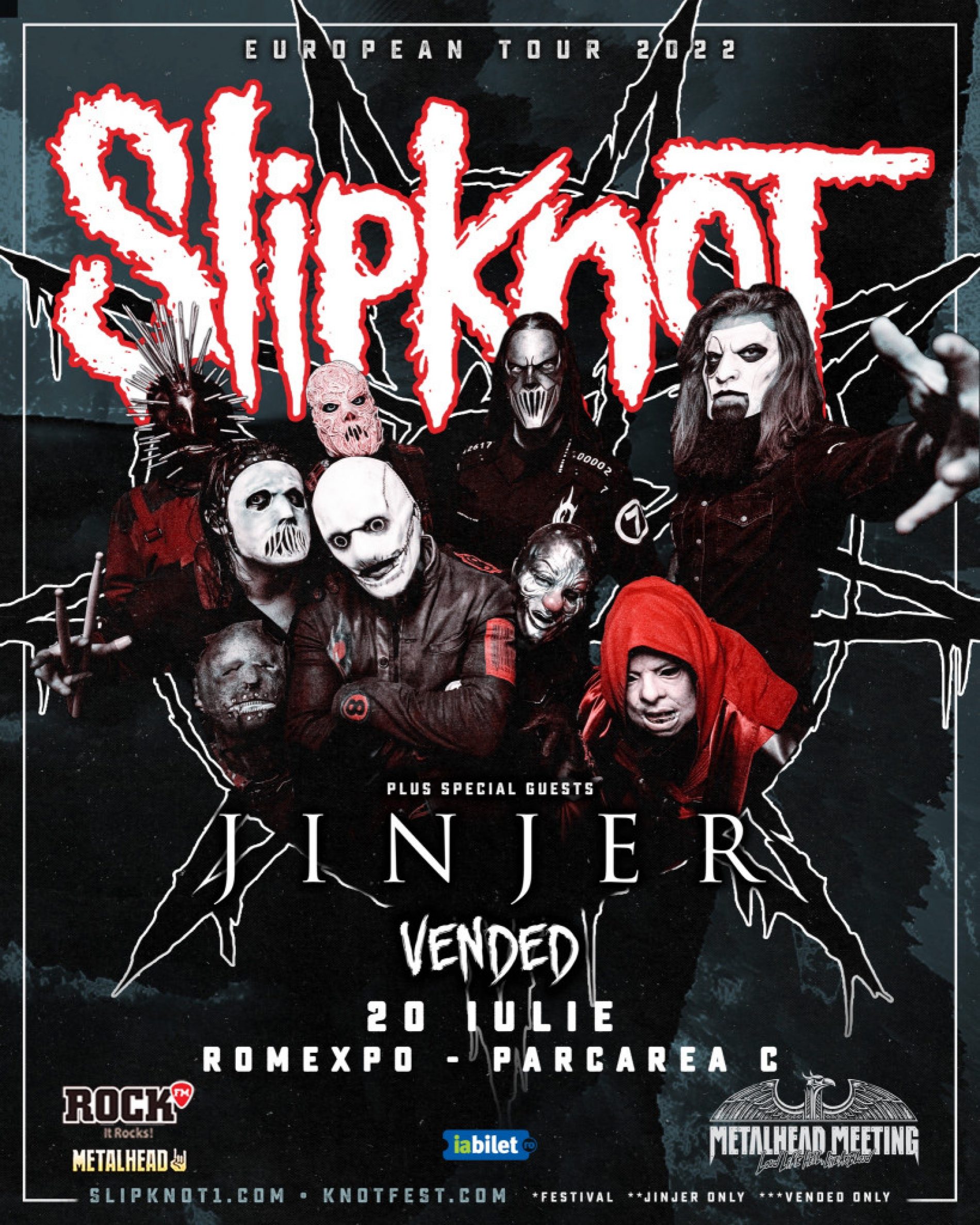 Slipknot la București: Program și reguli de acces