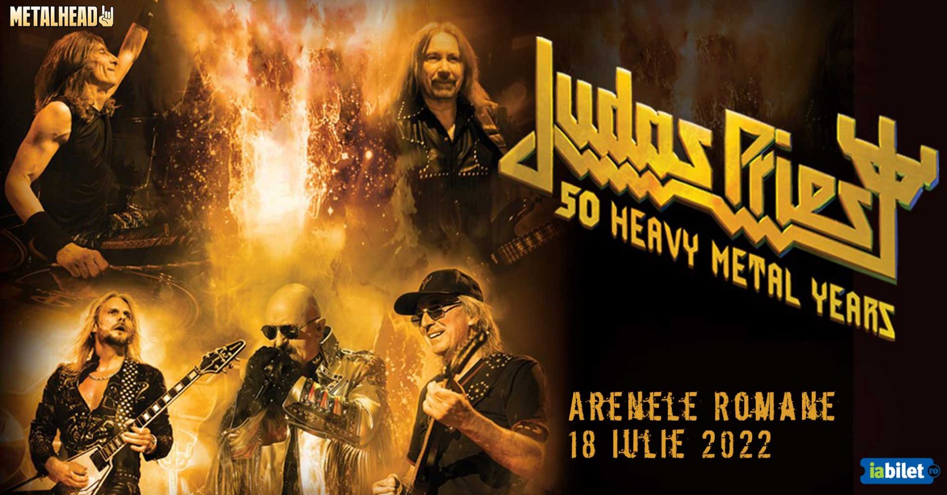 Galerie foto Judas Priest, The Dead Daisies și Amalgama la Arenele Romane