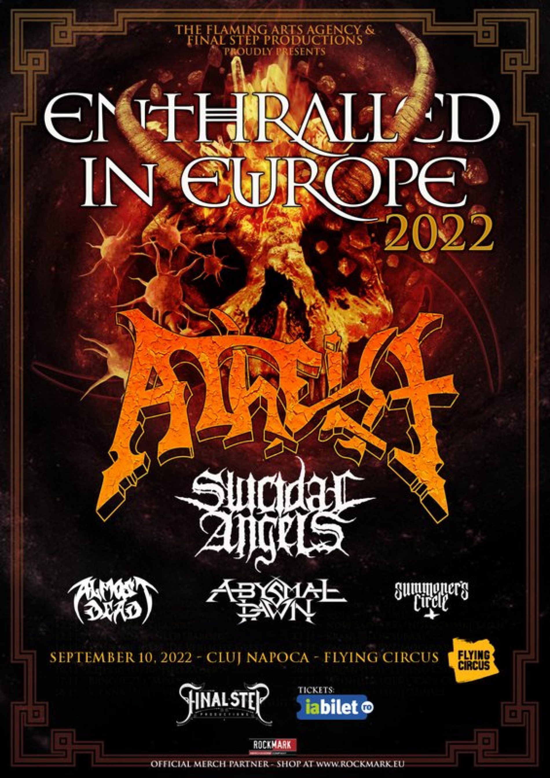 Concert Atheist îm Flying Circus, Cluj-Napoca