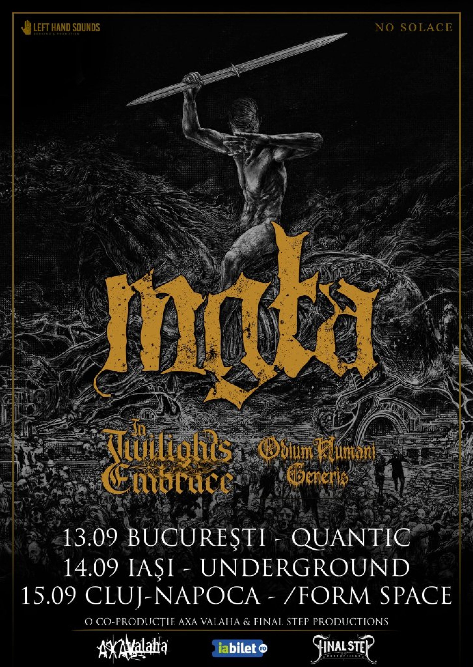Mgła va susține trei concerte în România