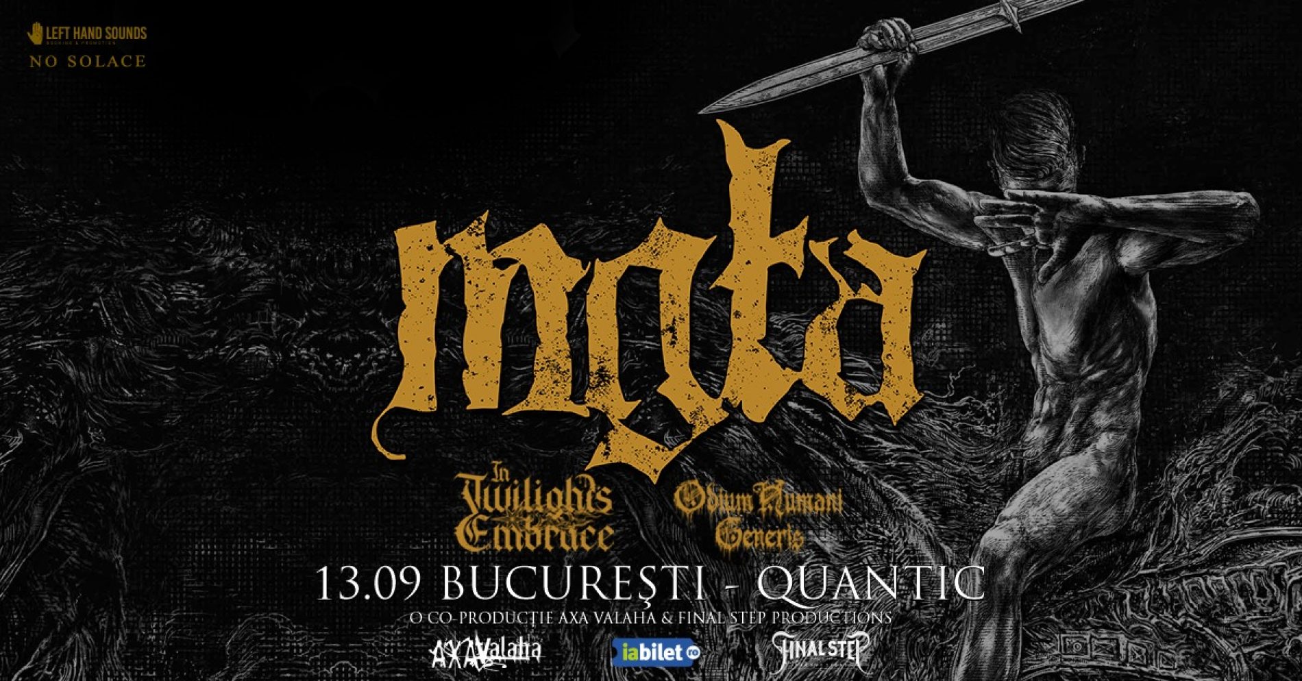 Galerie foto concert Mgła, In Twilight’s Embrace, Odium Humani Generis în Quantic