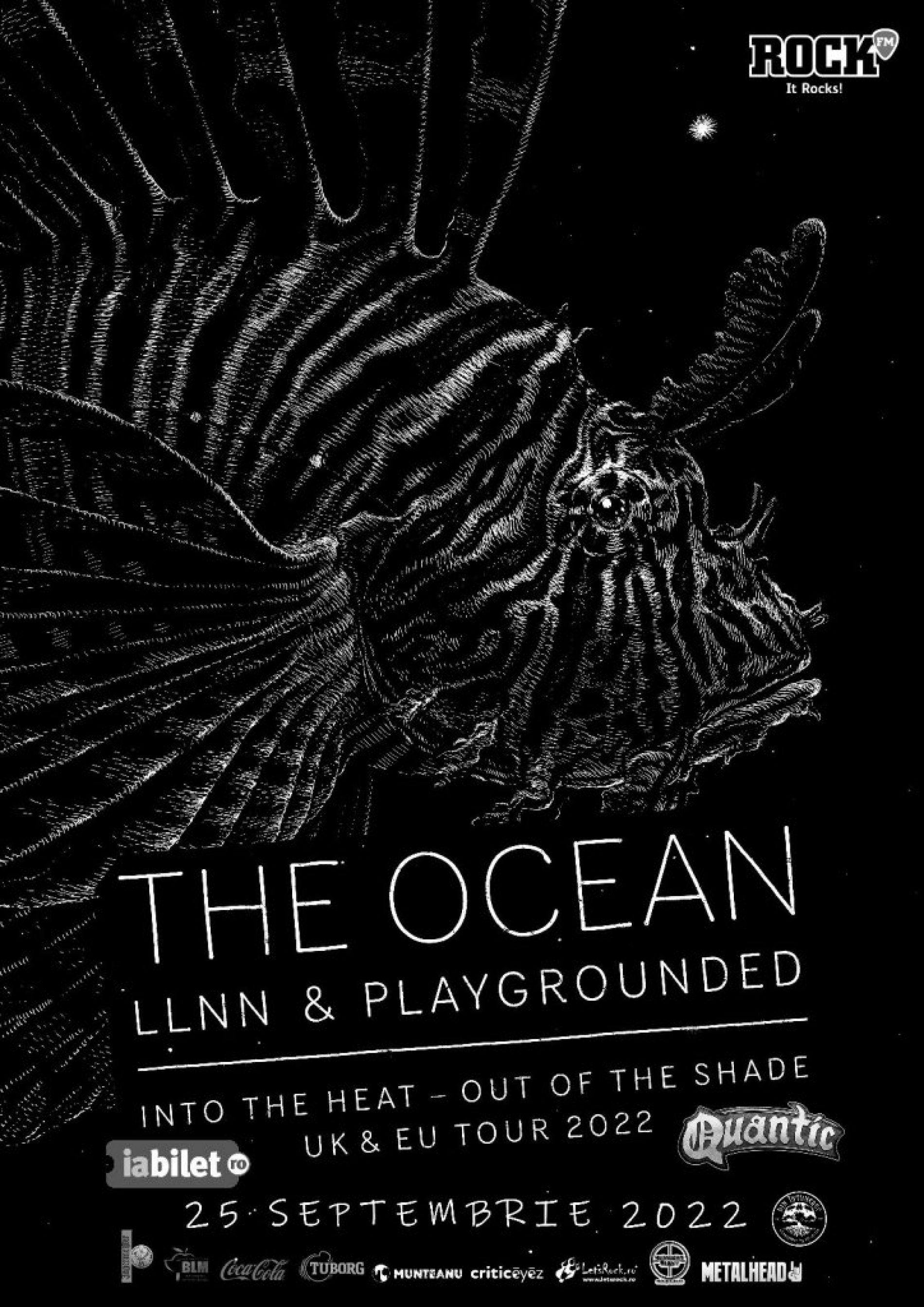 Concert The Ocean, LLNN și Playgrounded în Quantic
