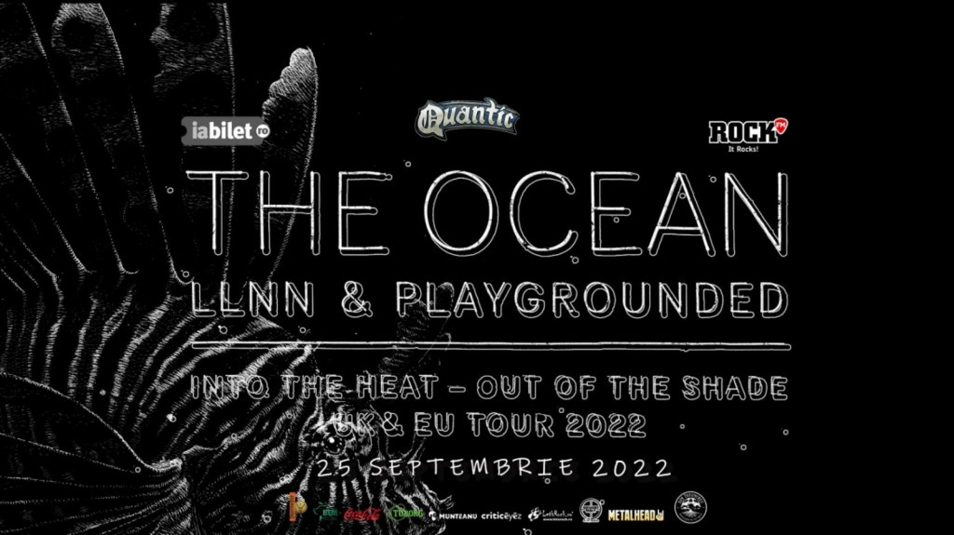 Galerie foto concert The Ocean, LLNN, Playgrounded în Quantic
