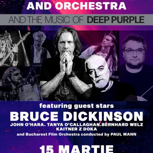 Bruce Dickinson – The Music of Jon Lord și a Deep Purple la Sala Palatului