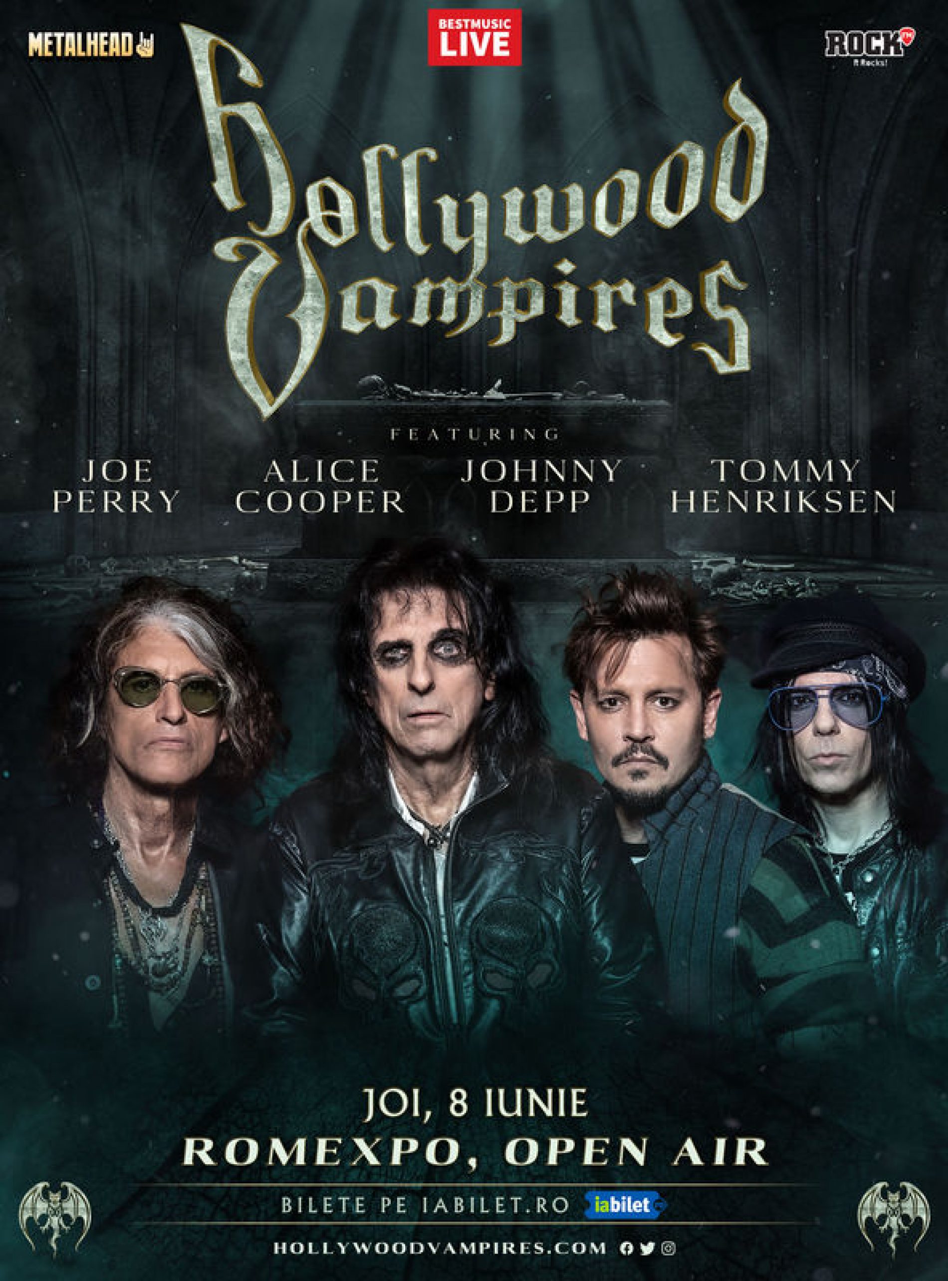 Hollywood Vampires în concert la Romexpo