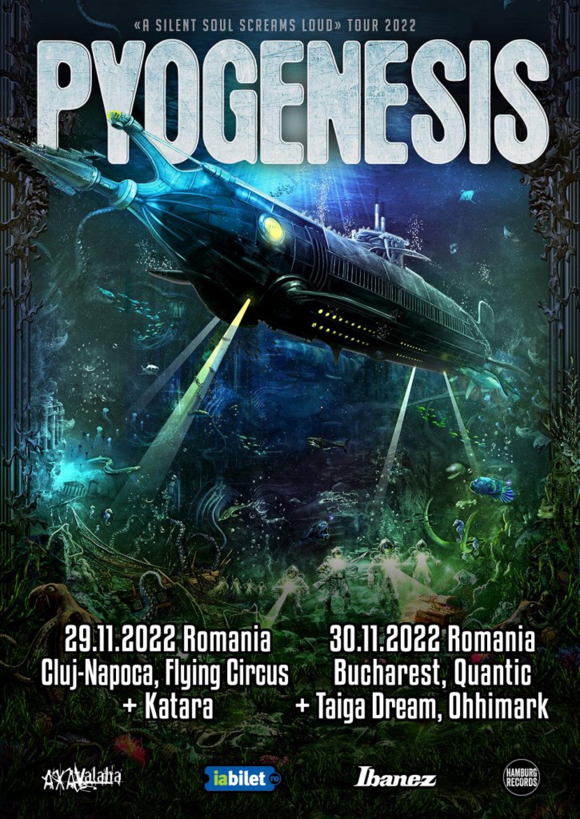 Pyogenesis – două concerte în România