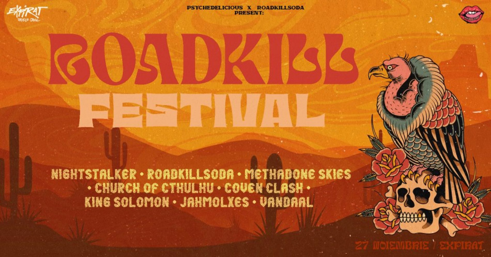 A doua ediție Roadkill Festival va avea loc în Expirat, pe 27 noiembrie