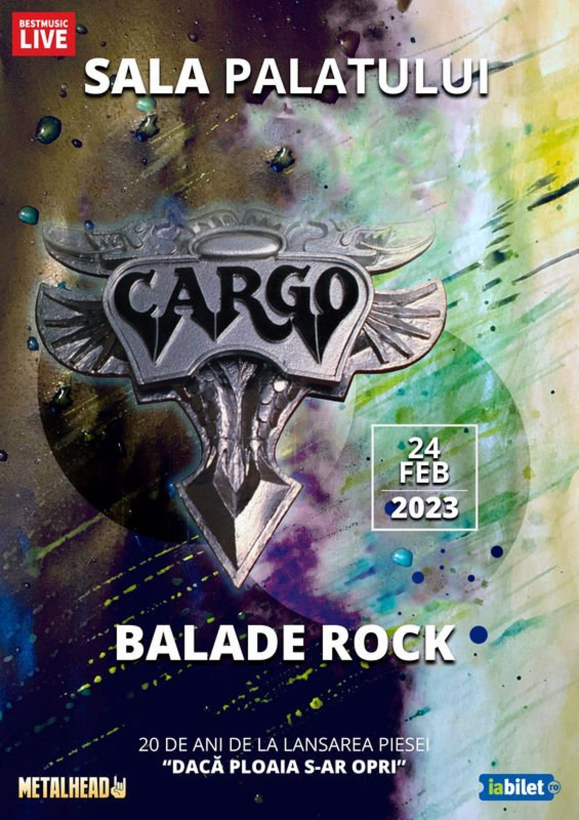 Concert Cargo – Balade Rock la Sala Palatului