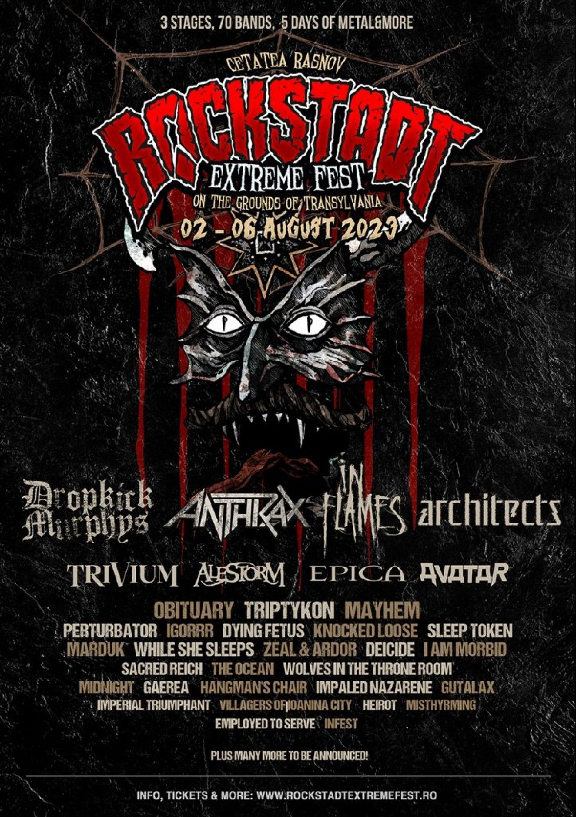 19 noi confirmări pentru Rockstadt Extreme Fest 2023