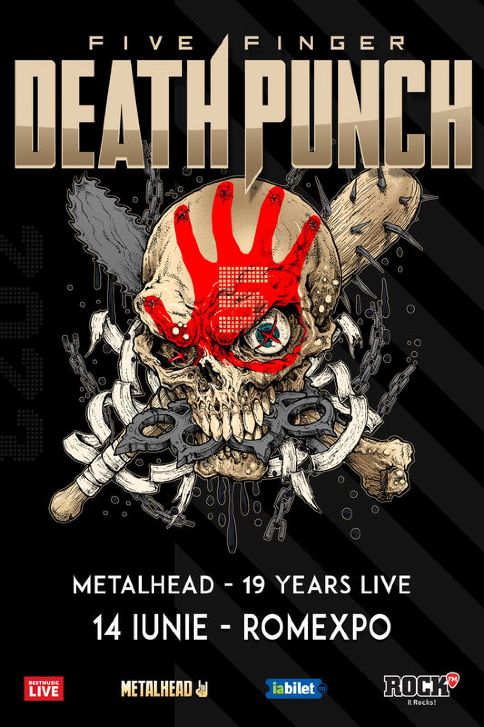 Five Finger Death Punch cântă în premieră în România