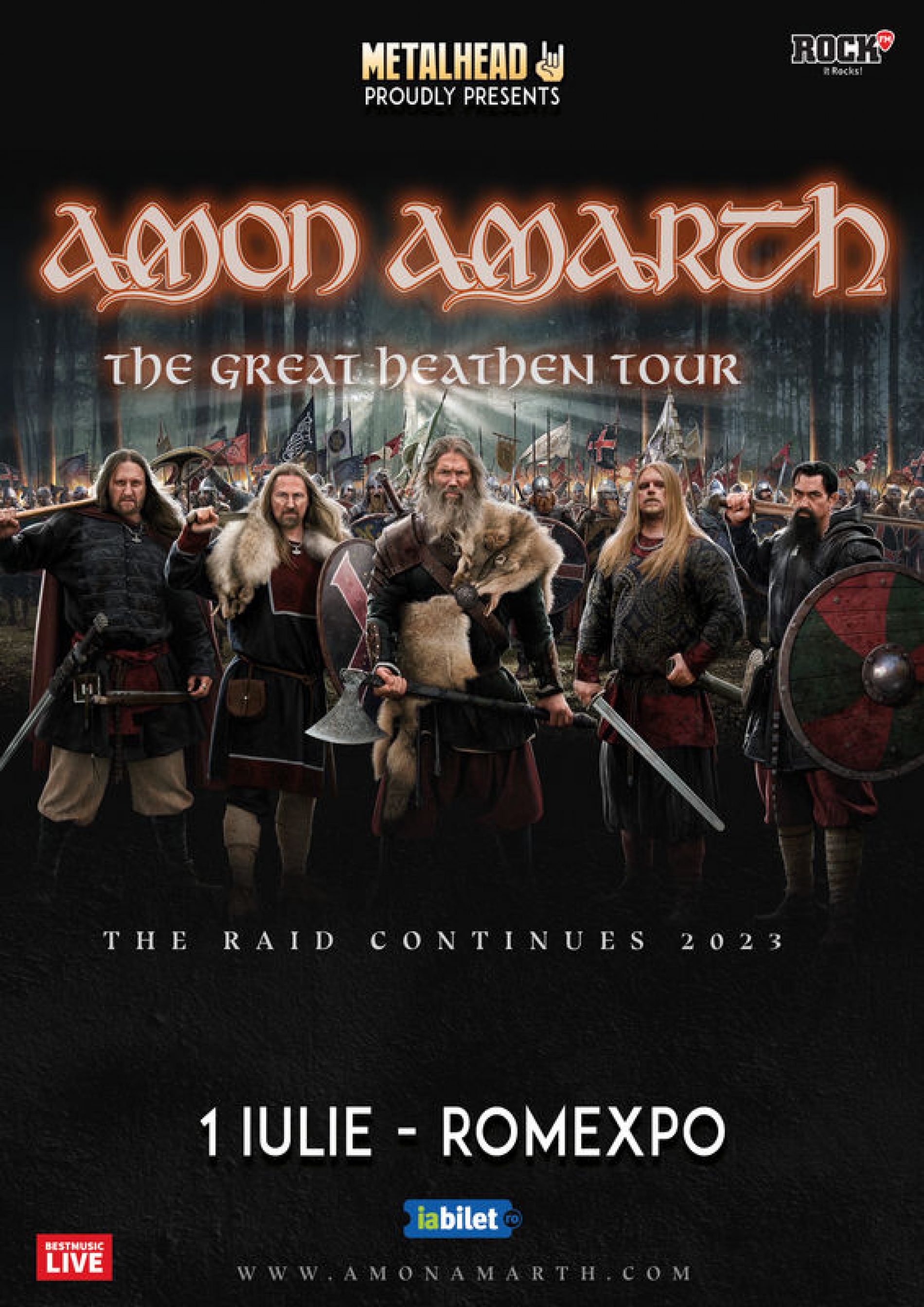 Amon Amarth în concert la București