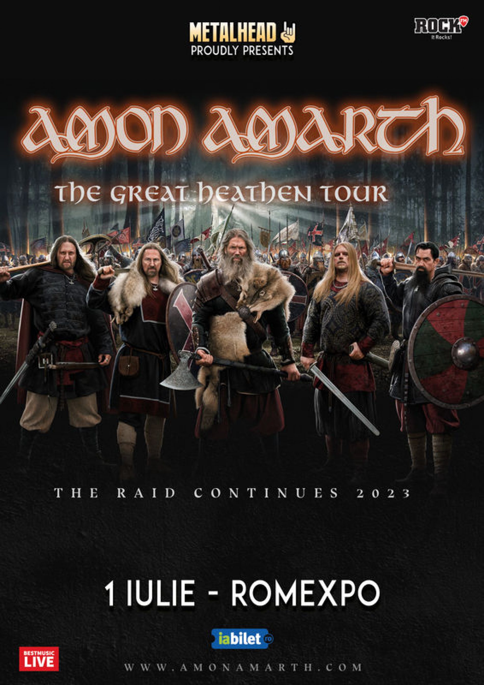 Amon Amarth în concert la București