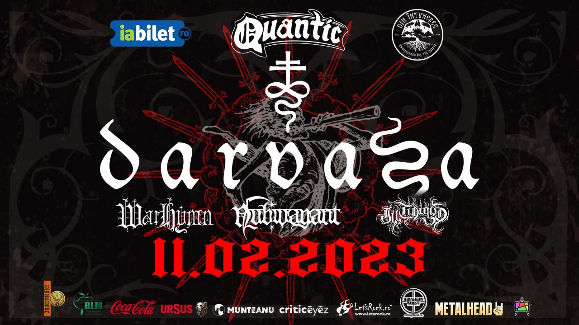 Galerie foto concert Darvaza, WarHymn, Nubivagant și Ill Tidings în Quantic