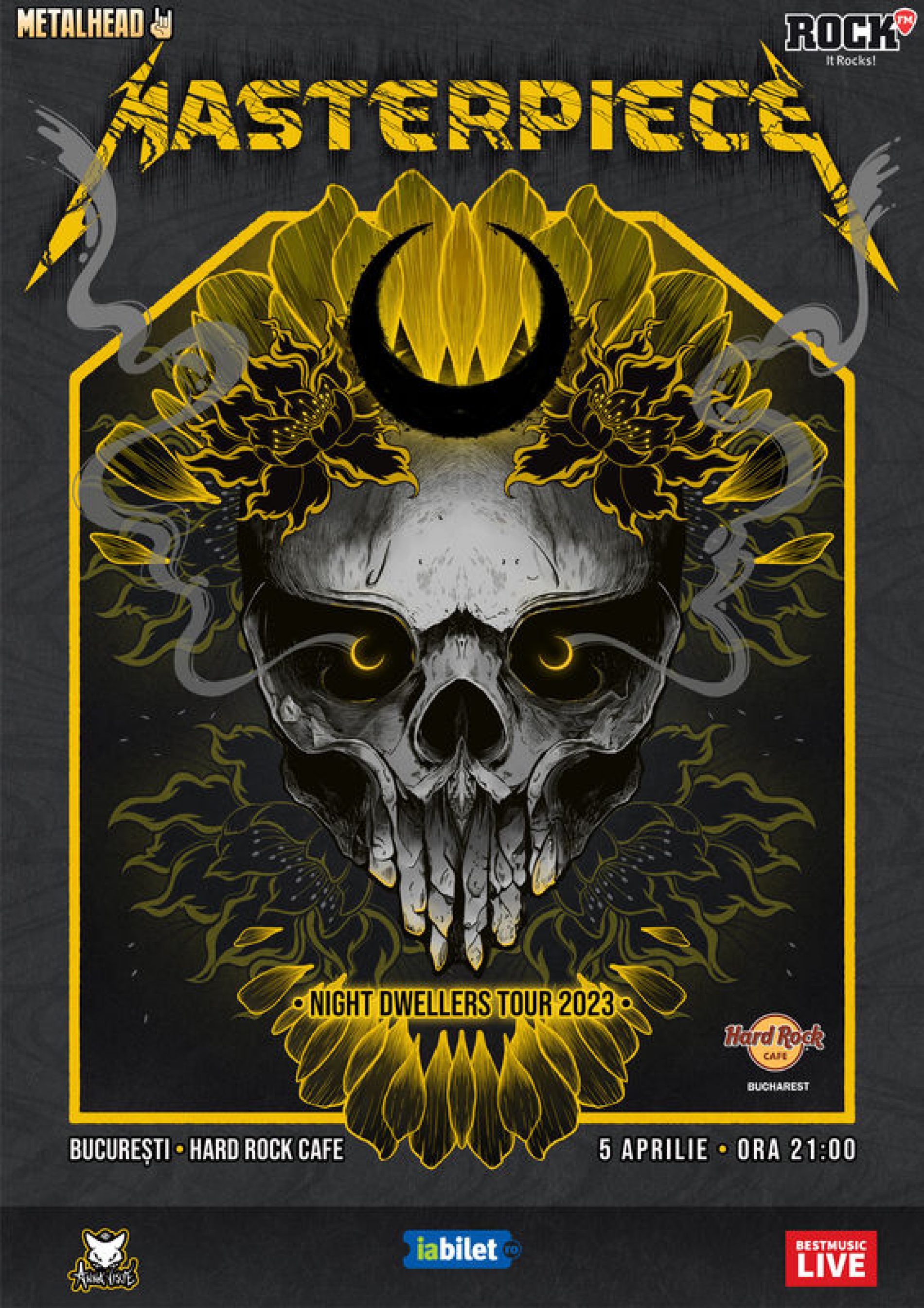 Concert tribut Metallica cu Masterpiece în Hard Rock Cafe