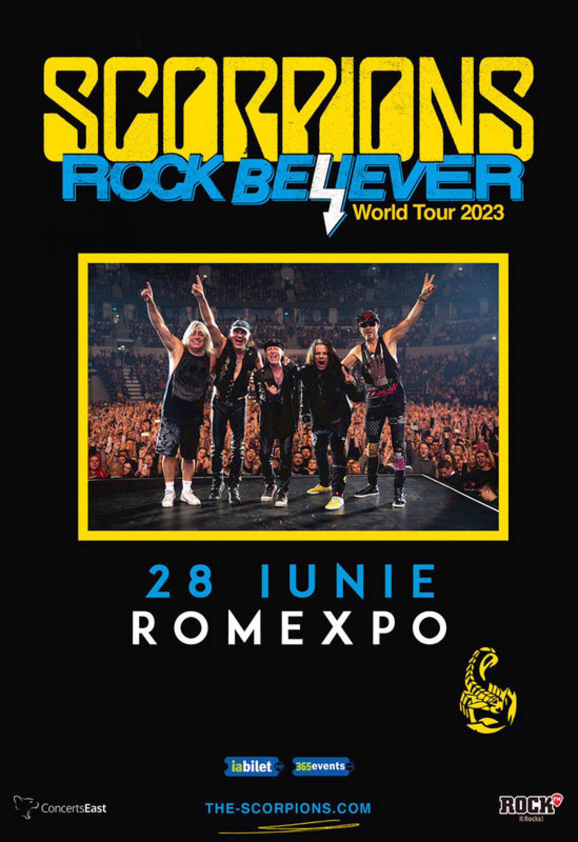 Scorpions în concert la Romexpo