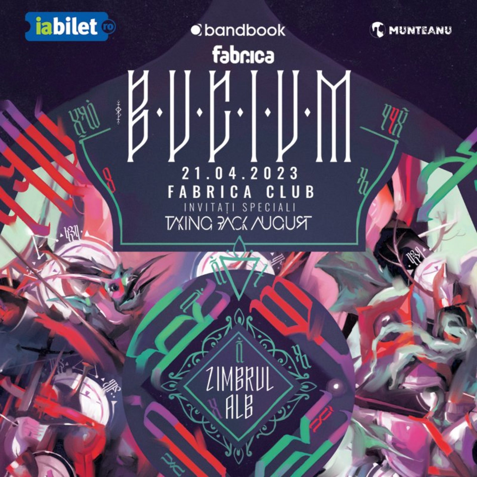 Bucium și Taking Back August vor concerta in Fabrica