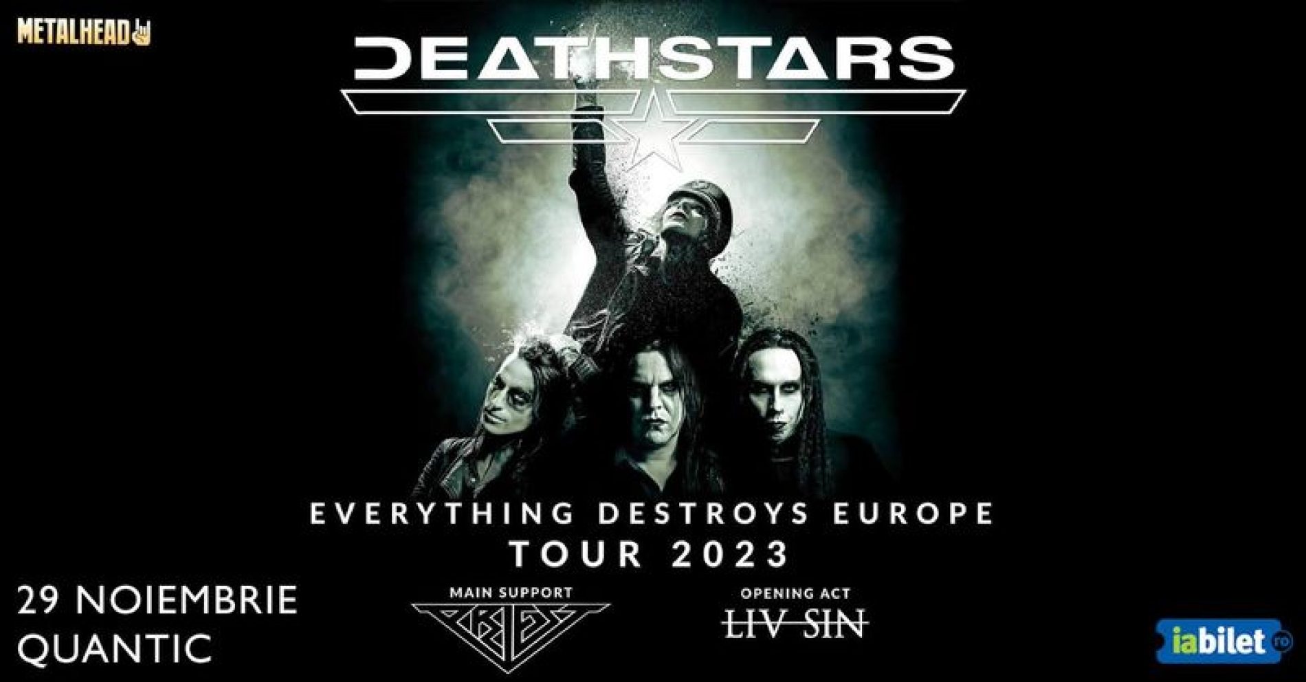 Galerie foto concert Deathstars, Priest și Liv Sin în Quantic
