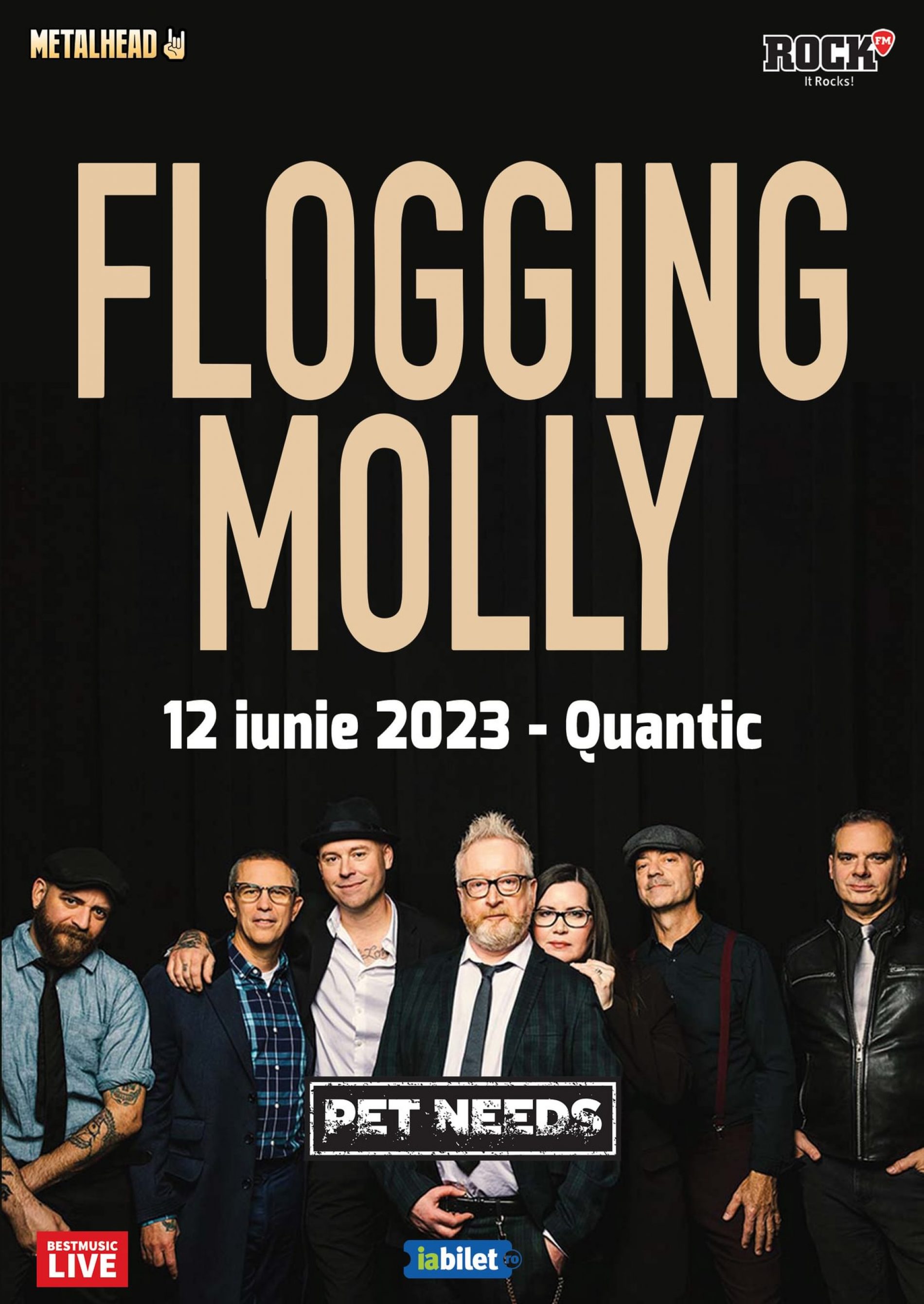 Pet Needs va deschide concertul Flogging Molly din Quantic